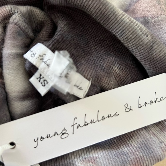 YOUNG FABULOUS & BROKE Tie-Dye Joggers NWT - Picture 3 of 4